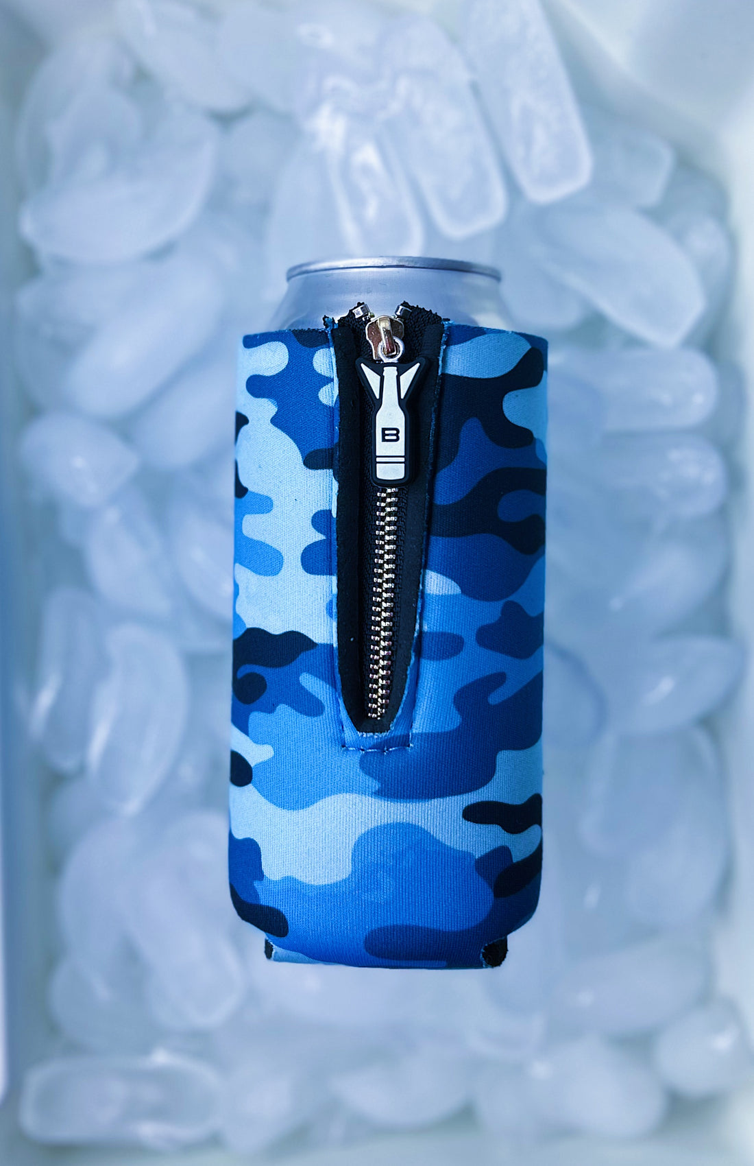 Beer cooler with ice