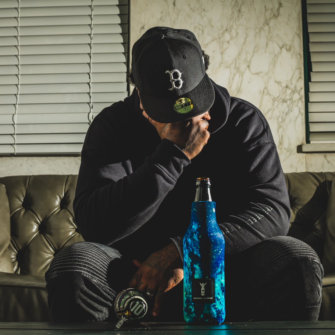 22 oz beer bomber koozie