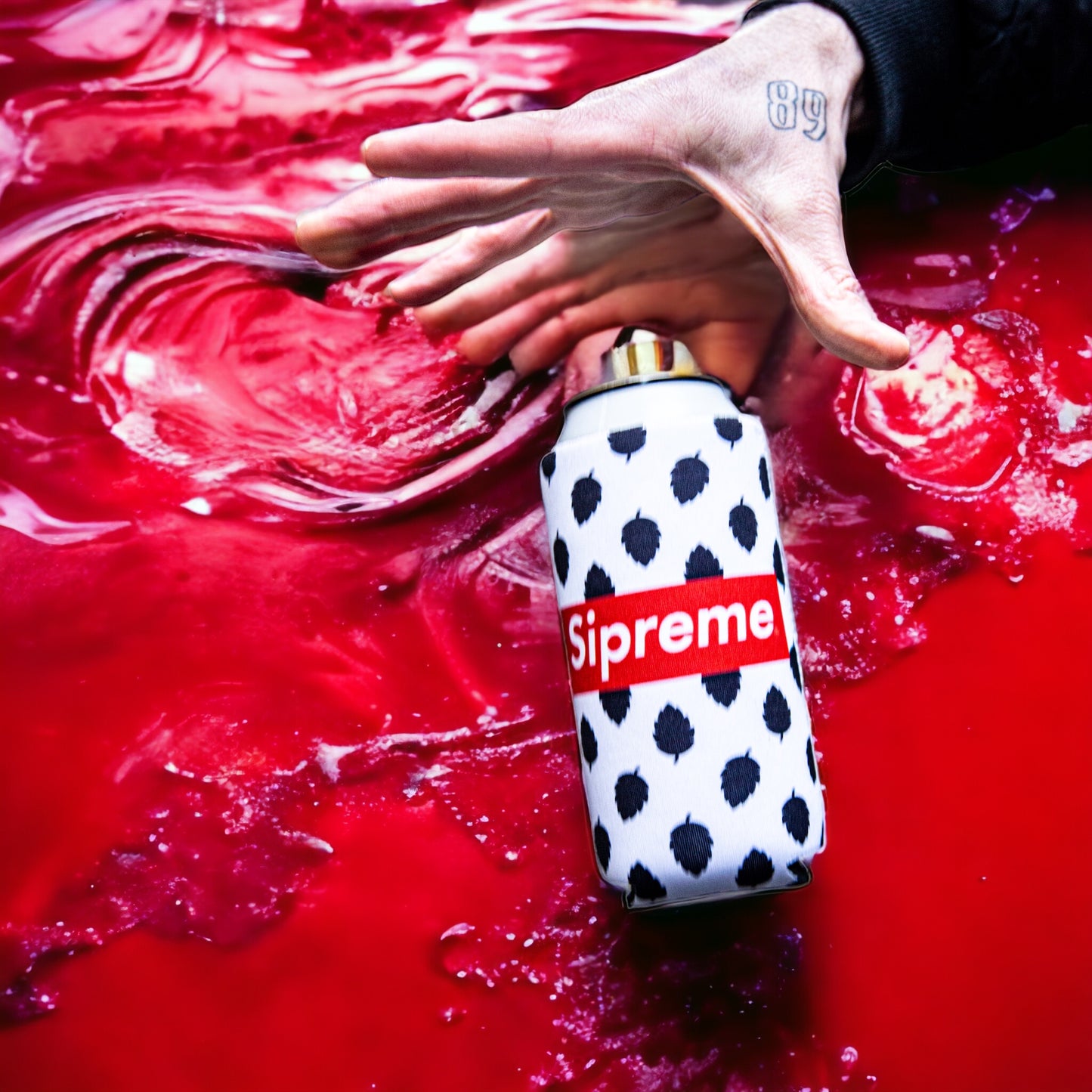 Limited Edition C-16 Sipreme Hops Premium 16 oz tall can Insulator