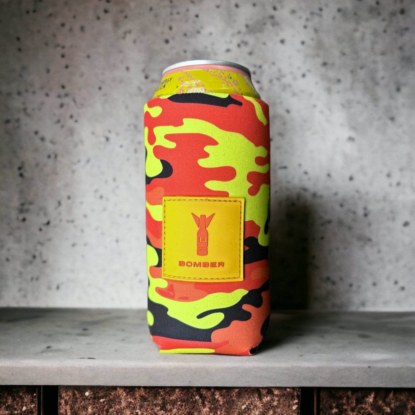 C-16 Fire Camo Premium 16 oz Can Insulator (Limited Edition)