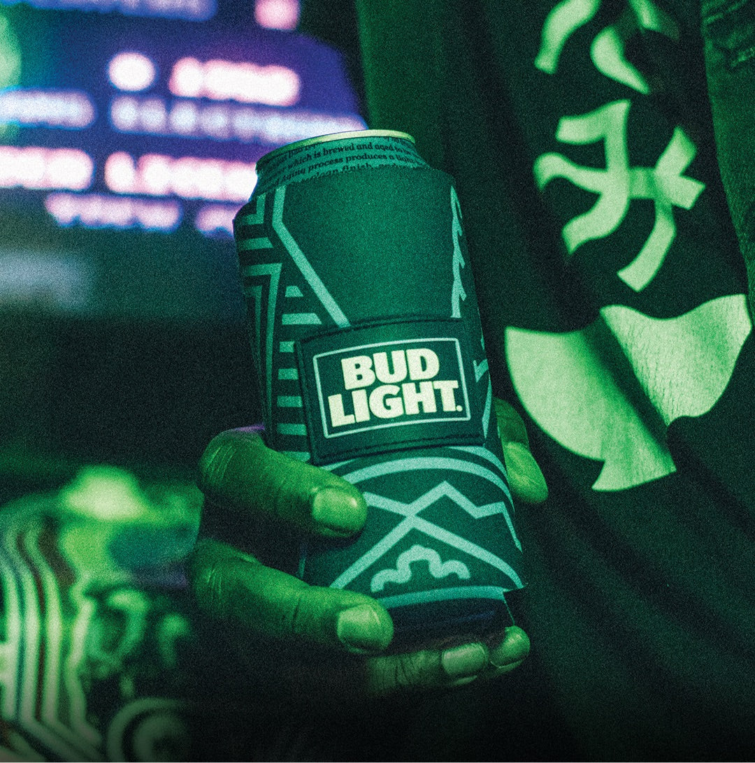 Bud Light 16 ounce can cooler