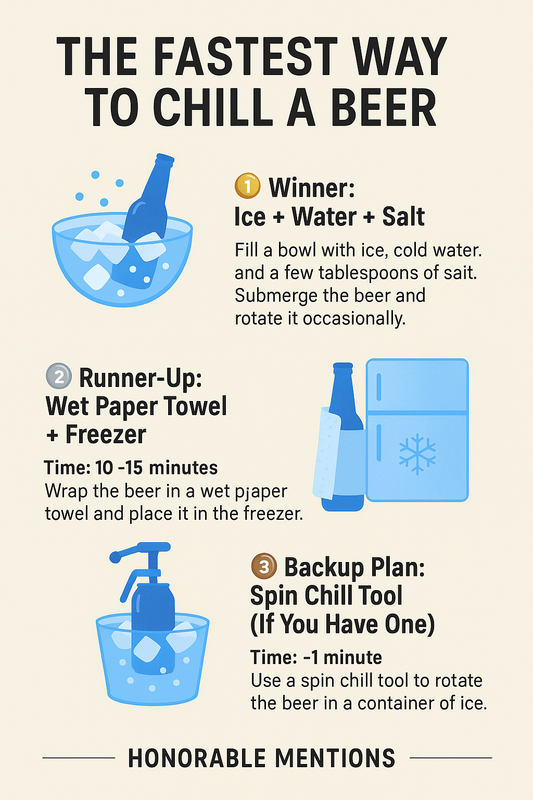 The Fastest Way to Chill a Beer (Backed by Science)