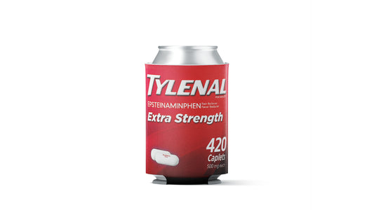 TYLENAL™ Extra Strength 12oz Neoprene Can Insulator (Preorder)