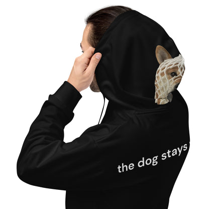 wrapped dog Unisex hoodie