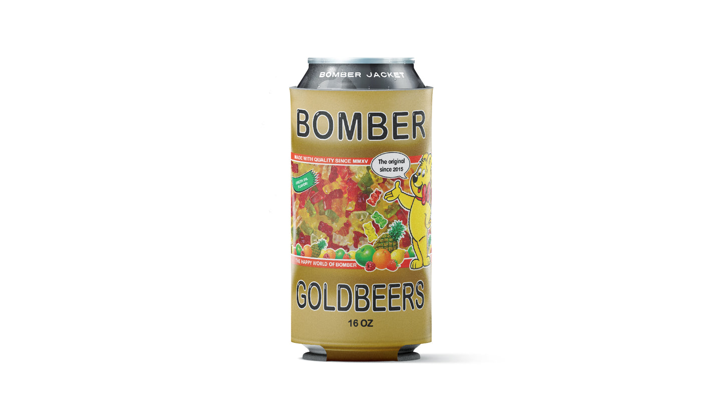 C-16 Goldbeers 16 oz tall can insulator