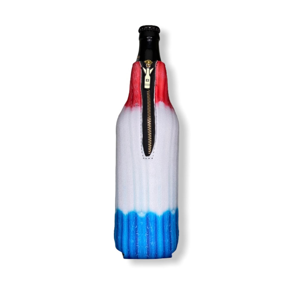 Beer Bottle Insulators, Standard Size Thermal Insulation Bottle  Multifunctional for 17oz Flask (Blue)